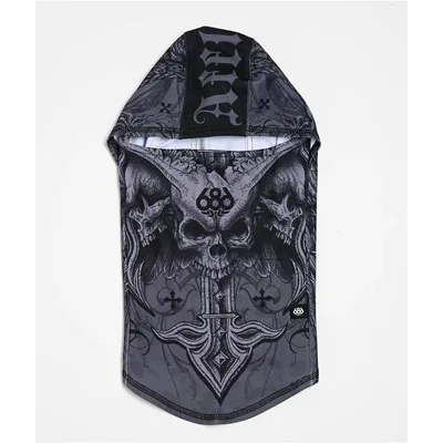 シックスエイトシックス 686 【 X Affliction Black Hinged Balaclava Men's Black 】 黒色 ブラック メンズ 黒色 ブラック