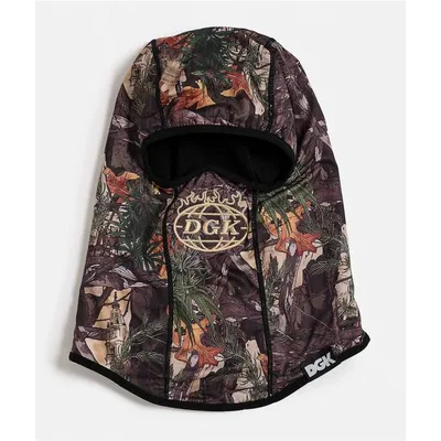 DGK Dgk 【 Liga Camo Balaclava Men's Dark Green 】 カモ柄 メンズ green 緑・グリーン