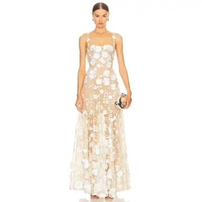 Bronx And Banco 【 Jasmine Gown Women Cream 】 レディース クリーム