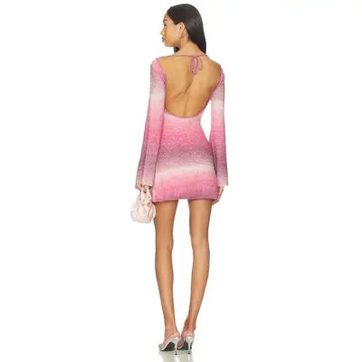 Lovers And Friends 【 Julie Ombre Sequin Mini Dress Women Pink Ombre 】 ドレス レディース pink ピンク