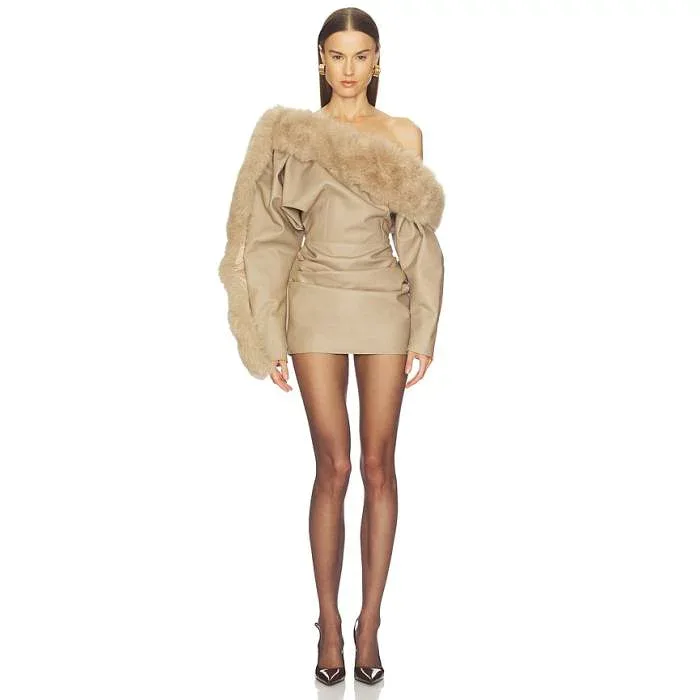 The Dolls House 【 Raquel Dress Women Taupe 】 ドレス レディース