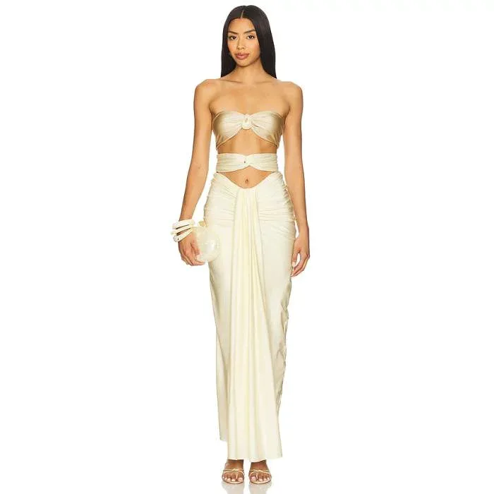 Baobab 【 Giselle Dress Women Marble Ivory 】 ドレス レディース アイボリー