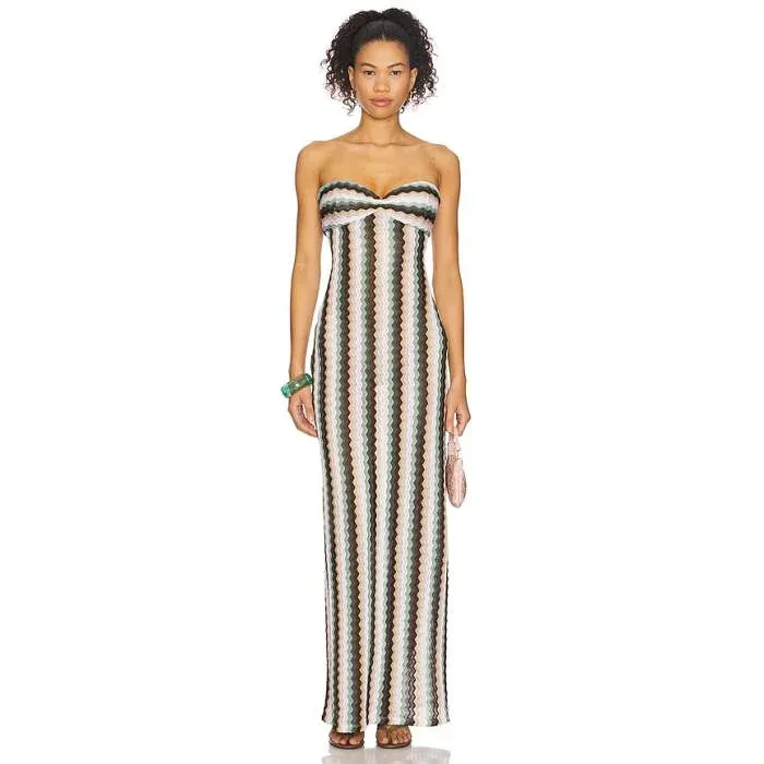 Lovers And Friends 【 Nettie Maxi Dress Women Sage Multi 】 ドレス レディース