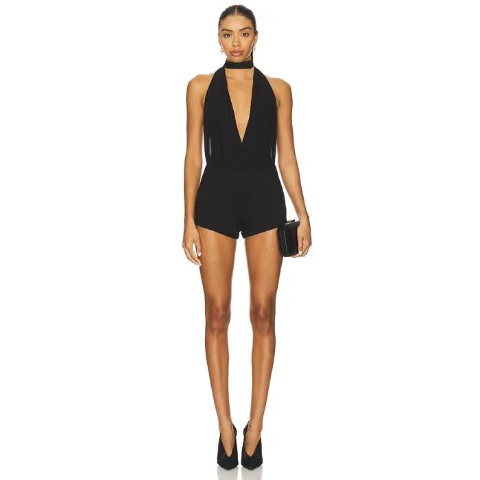 Nbd 【 The Ravee Romper Women Black 】 ロンパース レディース 黒色 ブラック