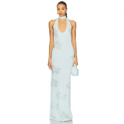 Sndys 【 X Revolve Tahiti Maxi Dress Women Blue 】 ドレス レディース 青色 ブルー