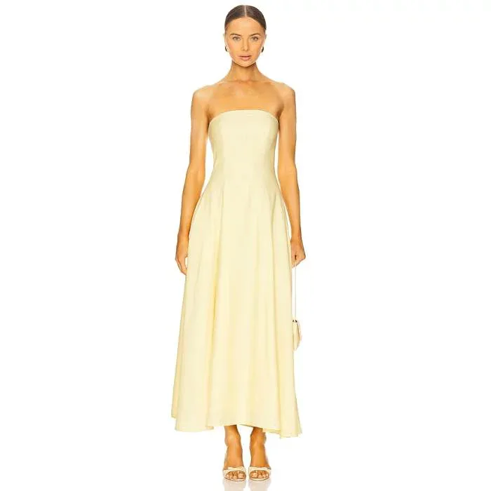 Favorite Daughter 【 The Favorite Linen Dress Women Moonbeam 】 ドレス レディース