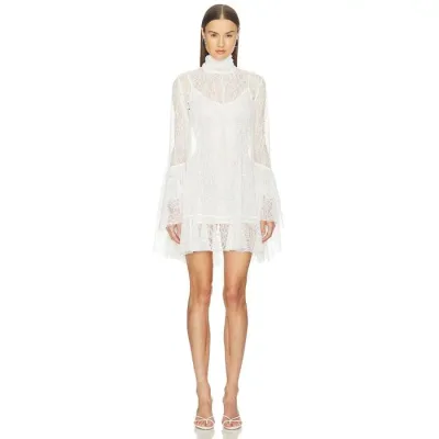 Camila Coelho 【 Norma Mini Dress Women Ivory 】 ドレス レディース アイボリー