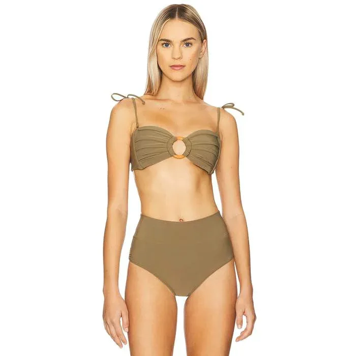 モンシー Montce 【 Tori Ties Bikini Top Women Khaki 】 レディース カーキ