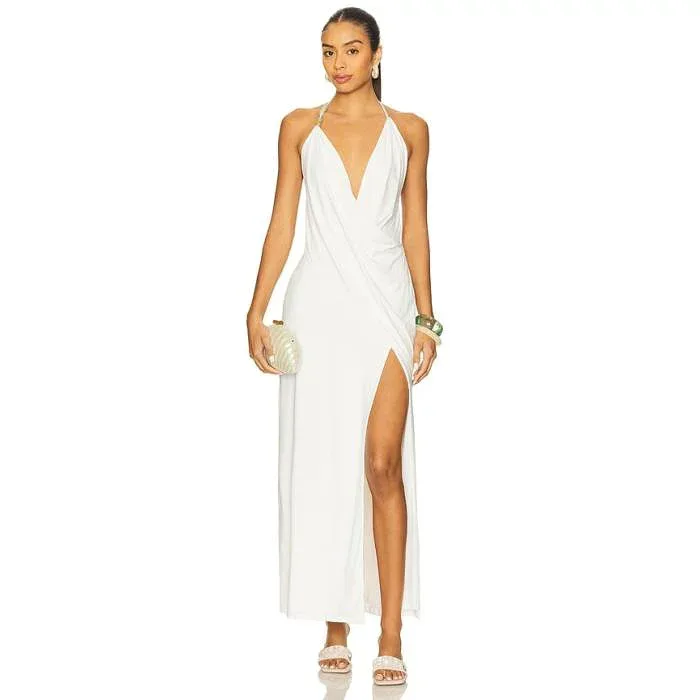 Runaway The Label 【 Eilish Halter Maxi Dress Women White 】 ドレス レディース 白色 ホワイト