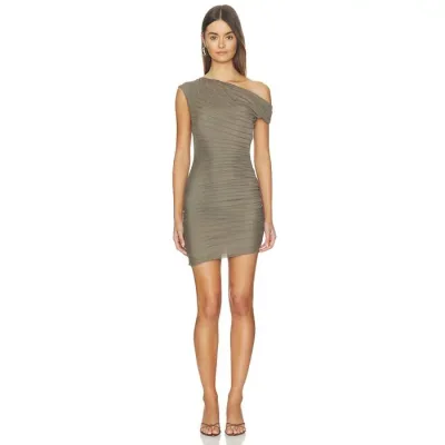 Bec + Bridge 【 Brenna Pintuck Mini Dress Women Khaki 】 ドレス レディース カーキ