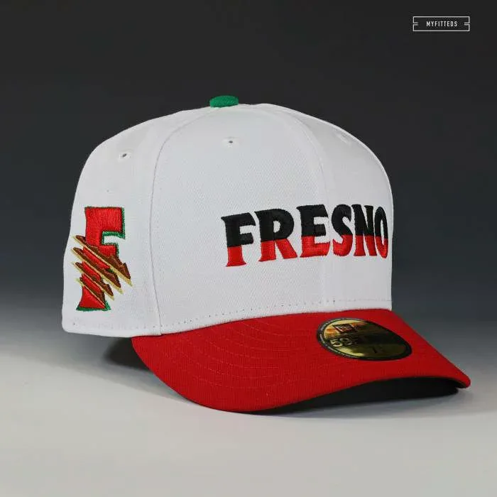 ニューエラ New Era 【 Fresno Grizzlies Growlifornia Cali Dunk Sb Inspired Fitted Cap Unisex Glacial White / Radiant Red / Botany Green 】 グリズリーズ ダンク エスビー キャップ 帽子 ユニセックス 白色 ホワイト Red 赤