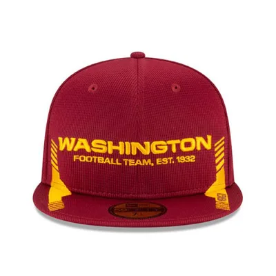 ニューエラ New Era 【 Washington Football Team 2021 Nfl Official Sideline Home 59Fifty Fitted Hat Mens Burgundy 】 ワシントン フットボール Team チーム NFL サイドライン メンズ ワイン色・バーガンディー