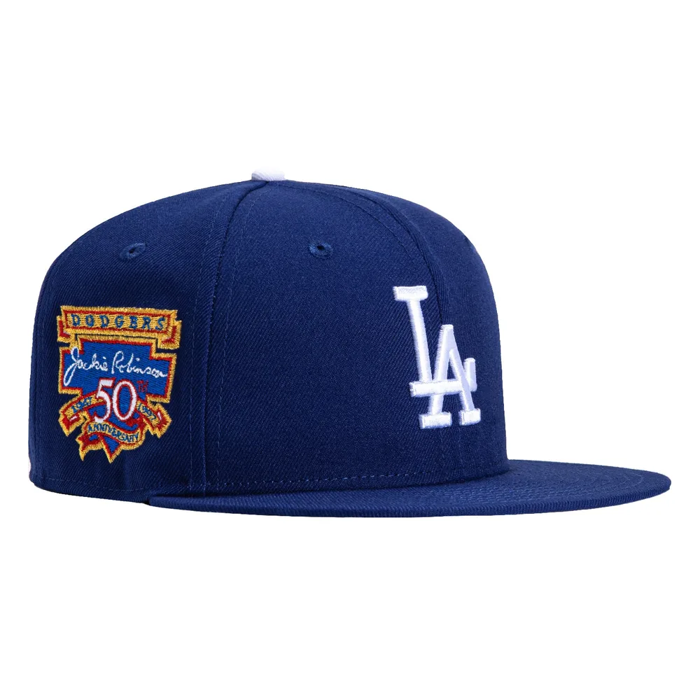 ニューエラ New Era 【 New Era 59Fifty Los Angeles Dodgers Jackie Robinson 50th Anniversary Patch Hat - Royal Unisex Royal 】 ロサンゼルス・ドジャース Royal