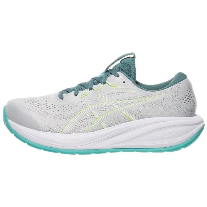 アシックス Asics 【 Gel Cumulus 28 Men Cloud Grey/Energy Aqua 】 メンズ 灰色 グレー エナジー アクア