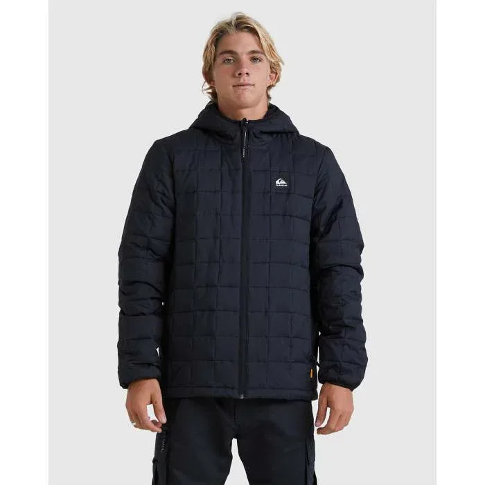 クイックシルバー Quiksilver 【 Mens Stormz Zip Up Hoodie Mens Black 】 メンズ フーディー パーカー メンズ 黒色 ブラック