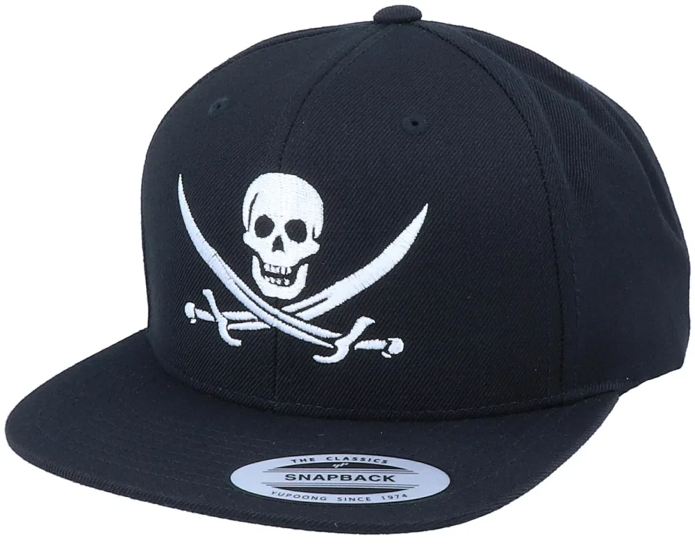 アイコニック Iconic 【 Jolly Roger Pirate Snapback 】 Snapback スナップバック バッグ Black 黒色 ブラック