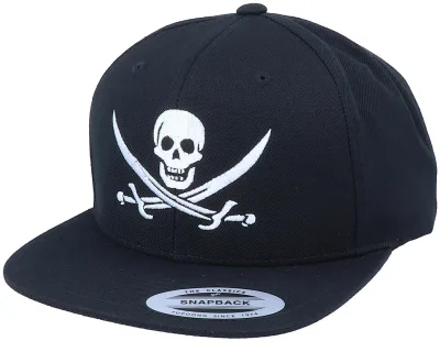 アイコニック Iconic 【 Jolly Roger Pirate Snapback 】 Snapback スナップバック バッグ Black 黒色 ブラック