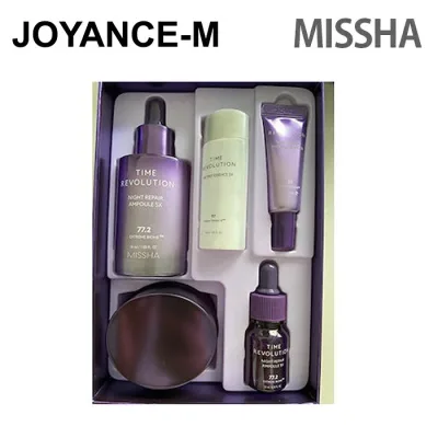 【Missha】ミシャレボリューション スペシャルセット 5th/Time Revolution Night Repair Special Set 5X/導入美容液/美容液/クリーム/エイジングケア/ミシャ/韓国コスメ/母の日
