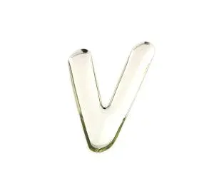 HIKARI 光 SM35-V シルバーメタル文字 V