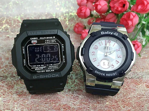 【愛の証 一緒にタフな時を刻もう】ペアウオッチ gショックGショック ペアウォッチ gショック G-SHOCK BABY-G 電波ソーラー人気 婚約 夫婦 高級 クリスマス プレゼント おすすめカシオ 2本セット デジタル アナデジ GW-M5610U-1BJF BGA-1100-2BJF