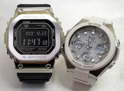 【愛の証 一緒にタフな時を刻もう】Gショックペア G-SHOCK BABY-G ペアウォッチ カシオ 2本セット 電波ソーラー GMW-B5000-1JF MSG-W100-7AJF 人気 婚約 夫婦 高級 クリスマス プレゼント おすすめ