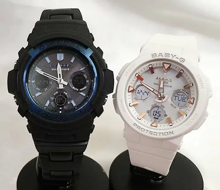 【愛の証 一緒にタフな時を刻もう】Gショックペアウォッチ G-SHOCK BABY-G ソーラー電波 ペア腕時計 カシオ 2本セット gショック ベビーg アナデジ AWG-M100BC-2AJF BGA-2500-7AJF 人気 婚約 夫婦 高級 クリスマス プレゼント おすすめ