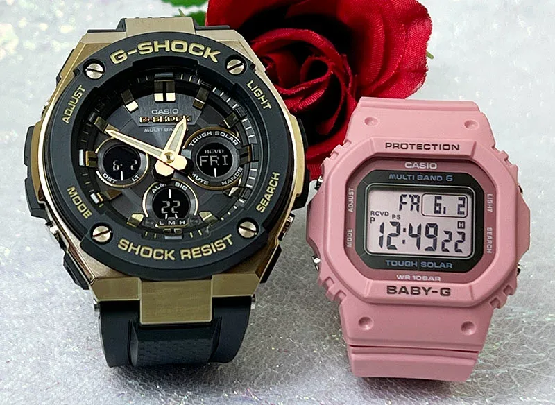 【愛の証 一緒にタフな時を刻もう】ペアウオッチ gショックGショック ペアウオッチ G-SHOCK BABY-G カシオ 2本セット GST-W300G-1A9JF BGD-5650-4JF プレゼント クリスマス プレゼント 誕生日 御祝い還暦 銀婚式