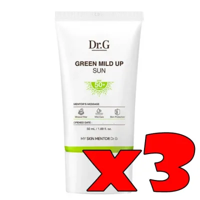 DR.Gグリーン マイルド アップサン プラス SPF50+ 50ml 3個
