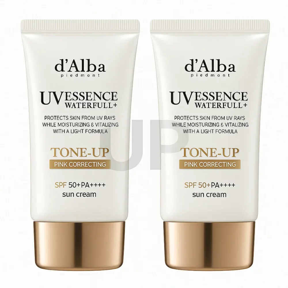 【 d'Alba ( ダルバ ) 】ウォータフルトーンアップ日焼け止め 50ml*2個 SPF50+ PA++++ 韓国 コスメ dAlba(並行輸入製品)