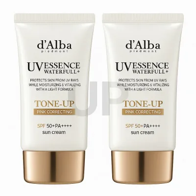 【 d'Alba ( ダルバ ) 】ウォータフルトーンアップ日焼け止め 50ml*2個 SPF50+ PA++++ 韓国 コスメ dAlba(並行輸入製品)