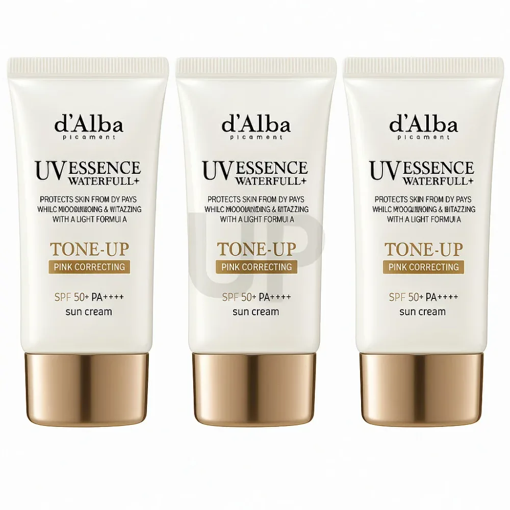 【 d'Alba ( ダルバ ) 】ウォータフルトーンアップ日焼け止め 50ml*3個 SPF50+ PA++++ 韓国 コスメ dAlba(並行輸入製品)