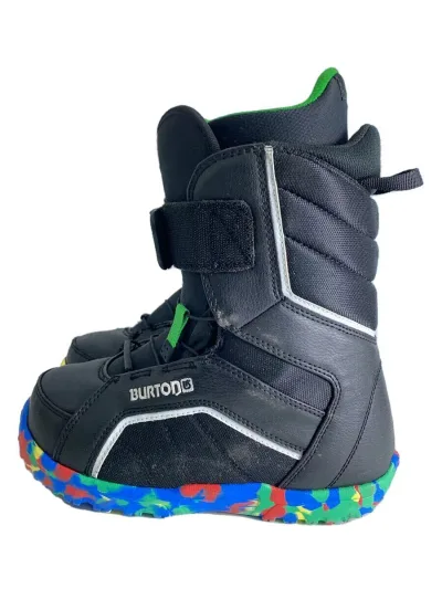 【中古】BURTON◆スノーボードブーツ/23cm/シューレース/BLK【スポーツ】