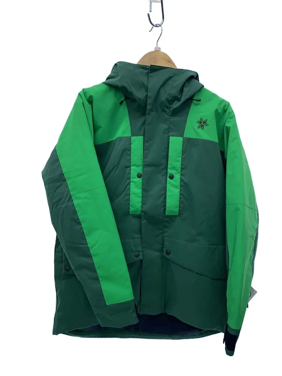 【中古】GOLDWIN◆ウェアー/M/GRN/G13304/2-tone Color Work Pocket Jacket【スポーツ】