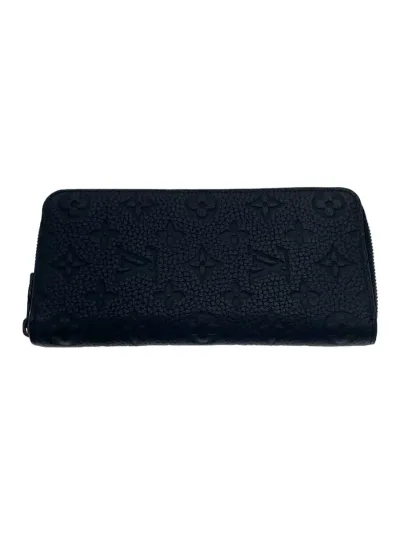 【中古】LOUIS VUITTON◆ジッピー・ウォレット・ヴェルティカル_トリヨン・モノグラム_BLK/レザー/BLK/モノグラム/M69047【服飾雑貨他】