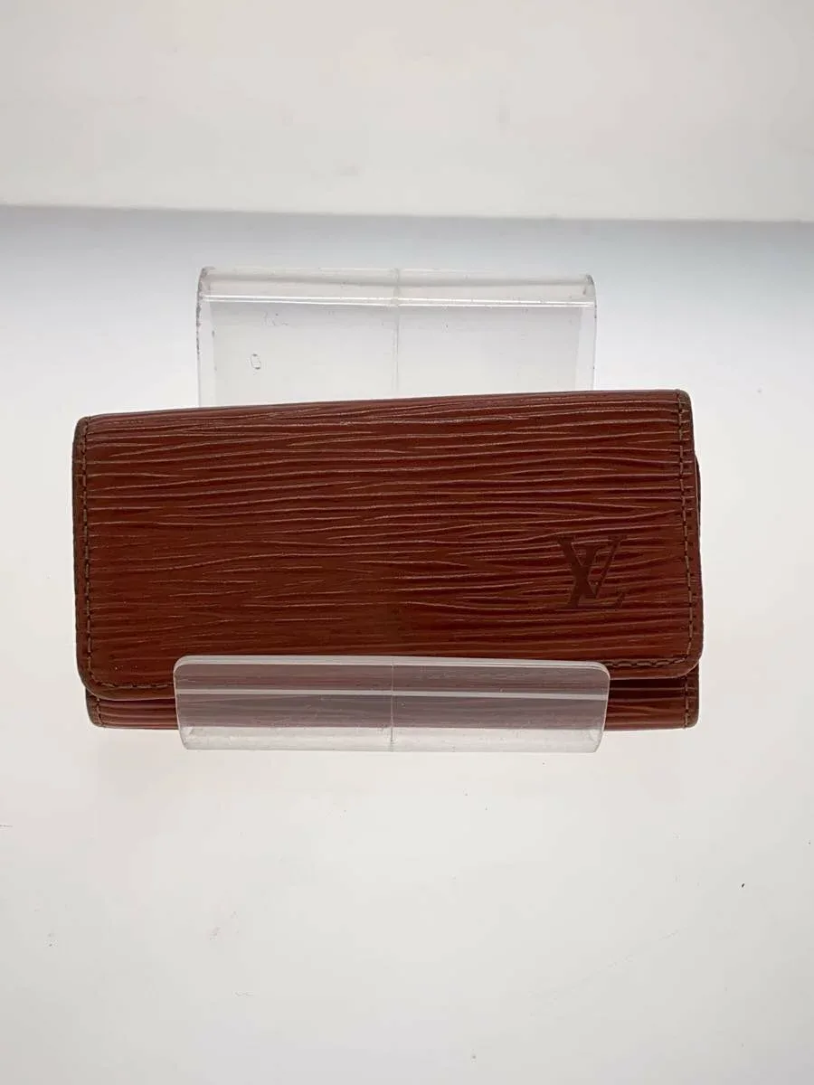 【中古】LOUIS VUITTON◆ミュルティクレ6_エピ_BRW/レザー/BRW/メンズ//【服飾雑貨他】