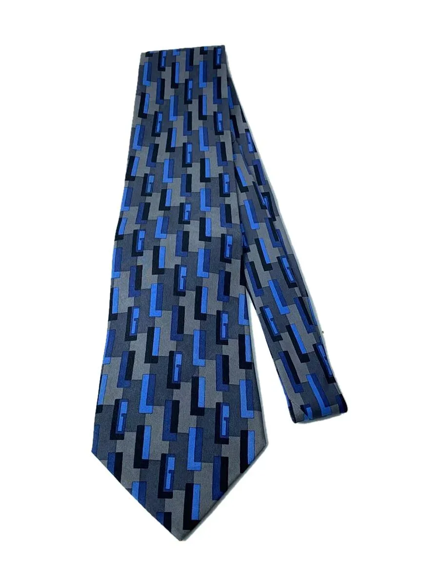 【中古】GUCCI◆ネクタイ/シルク/BLU/メンズ【服飾雑貨他】