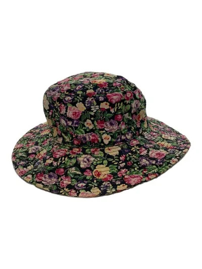 【中古】KENZO◆ハット/--/コットン/花柄/レディース【服飾雑貨他】
