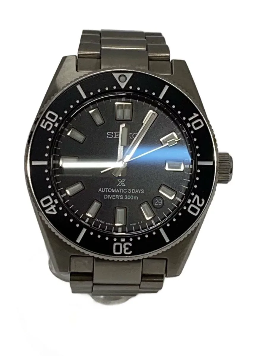 【中古】SEIKO◆PROSPEX/1965自動巻腕時計/アナログ/ステンレス/BLK/SS/6R55-00G0/SBDC19//【服飾雑貨他】