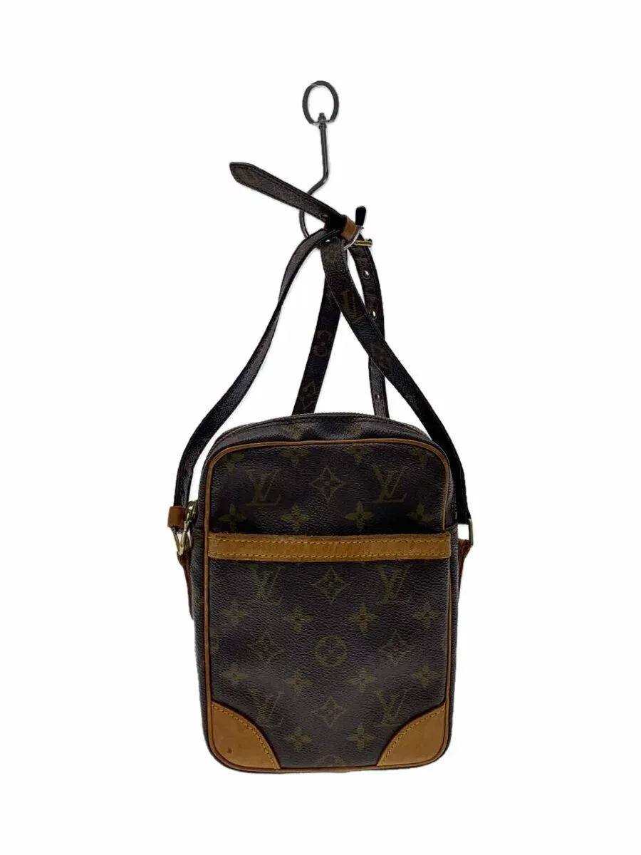 【中古】LOUIS VUITTON◆2)ダヌーブ_モノグラム・キャンバス_BRW/PVC/BRW【バッグ】
