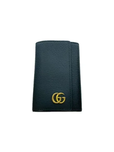 【中古】GUCCI◆キーケース/レザー/BLK/無地/メンズ/435305・0416//【服飾雑貨他】