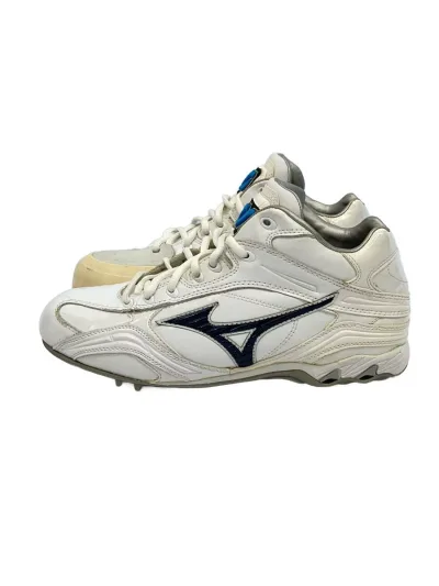 【中古】MIZUNO◆野球用品/スパイク/WHT/26.5//【スポーツ】