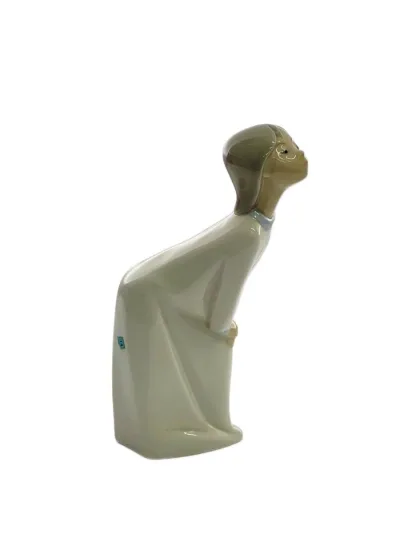 【中古】Lladro◆キスをする少女/WHT//【インテリア小物・日用雑貨】
