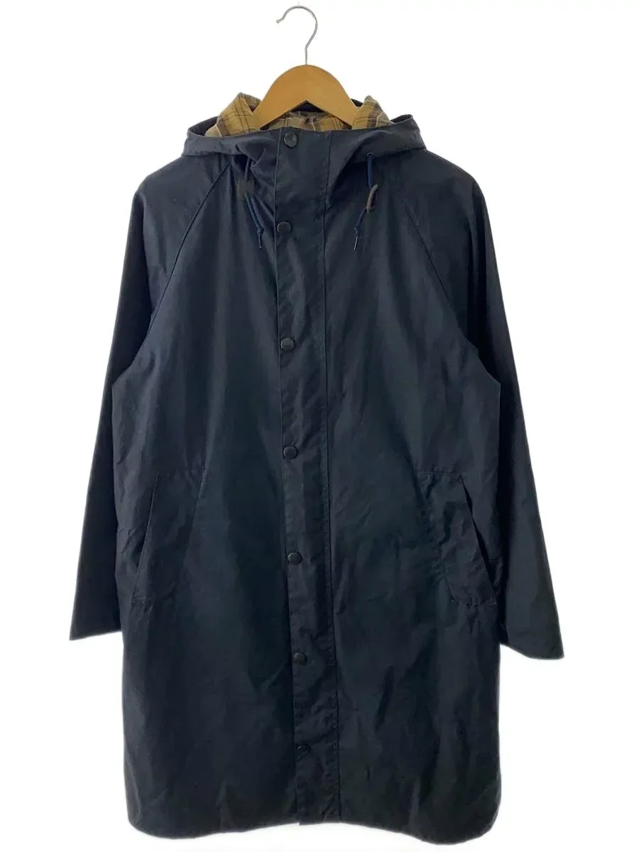 【中古】Barbour◆コート/38/コットン/BLK/1902199/HOODED HUNTING COAT【メンズウェア】