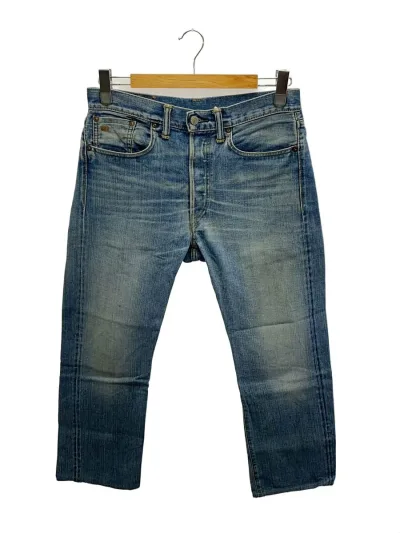 【中古】RRL◆USA製/赤耳/裾上げ/ストレートパンツ/29/デニム/ブルー//【メンズウェア】