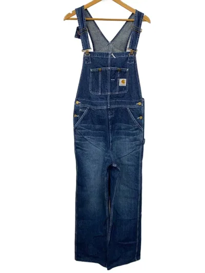 【中古】Carhartt◆オーバーオール/32/デニム/IDG/無地/ACH-1095//【メンズウェア】