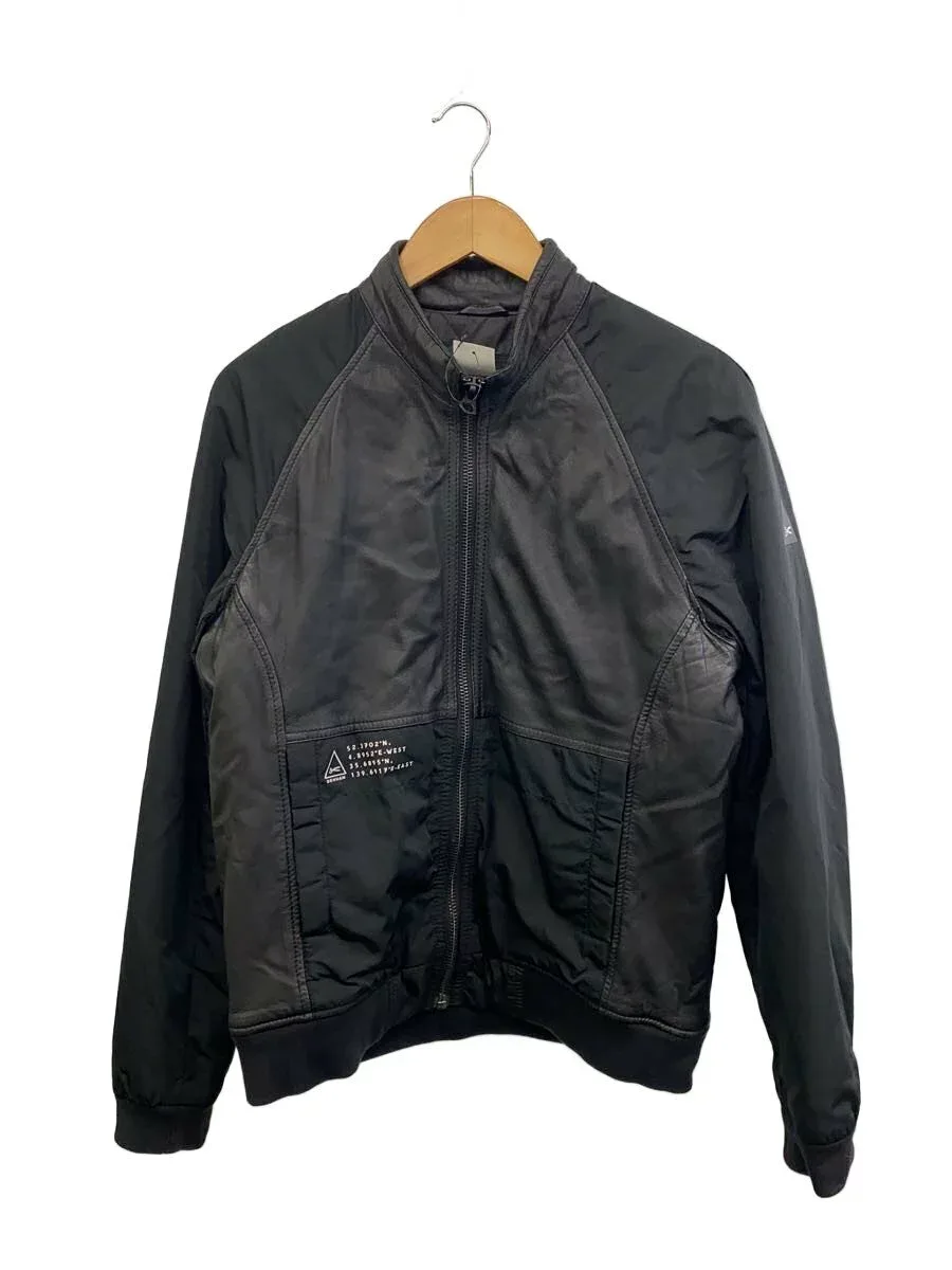【中古】DENHAM◆ジャケット/M/ポリエステル/BLK/1110111【メンズウェア】