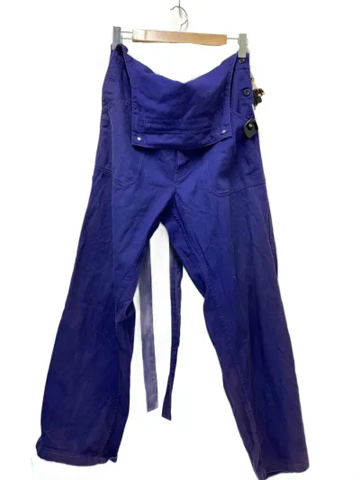 【中古】EURO VINTAGE◆オーバーオール/50/--/NVY/ヘリンボーン【メンズウェア】