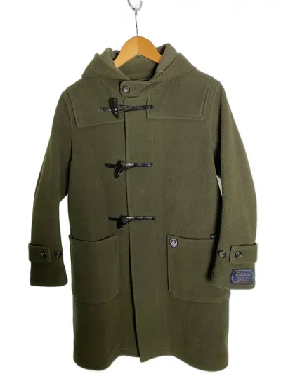 【中古】ORCIVAL◆ダッフルコート/1/ウール/KHK/無地【レディースウェア】