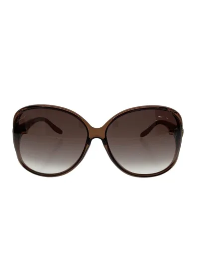 【中古】GUCCI◆サングラス/--/プラスチック/BRW/BRW/レディース/GG3525【服飾雑貨他】