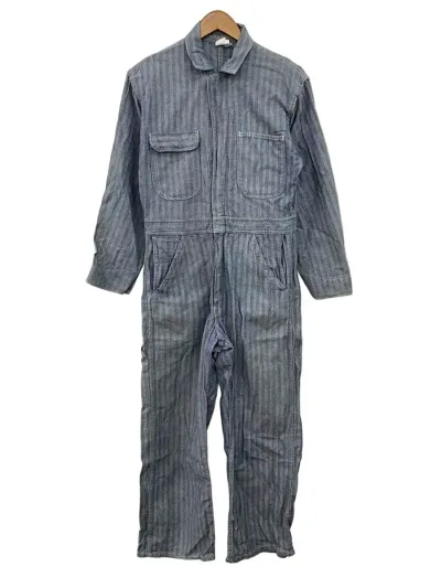 【中古】sears◆オールインワン/S/コットン/IDG/ストライプ/~80s/【メンズウェア】